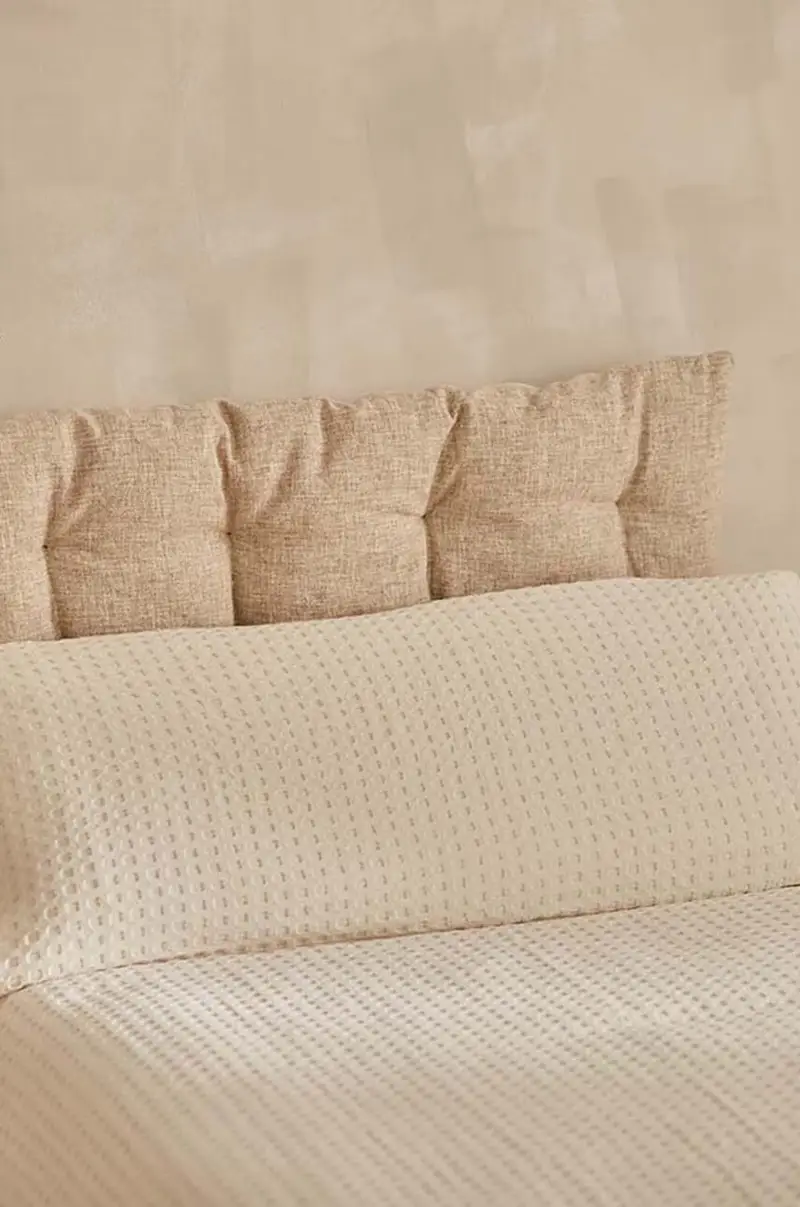 testiera per letto Arga 90 x 60 cm Beige miniatura 2