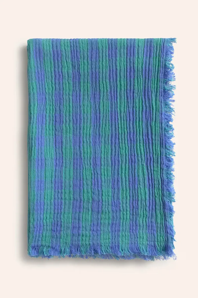 tovaglia in cotone Nasau 120 x 180 cm colore blu