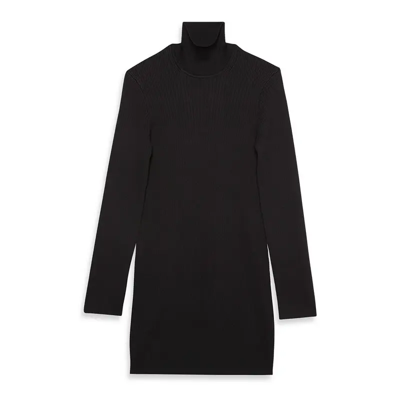 Abito Rib Nero Donna M