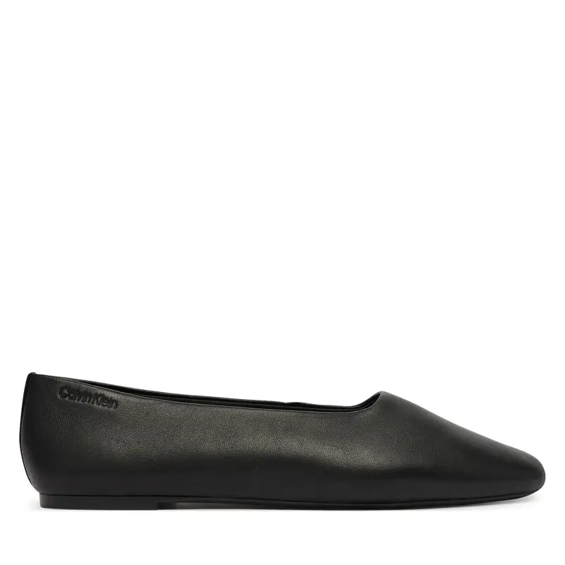 Ballerine Calvin Klein Round Ballerina Lth HW0HW02943 Nero