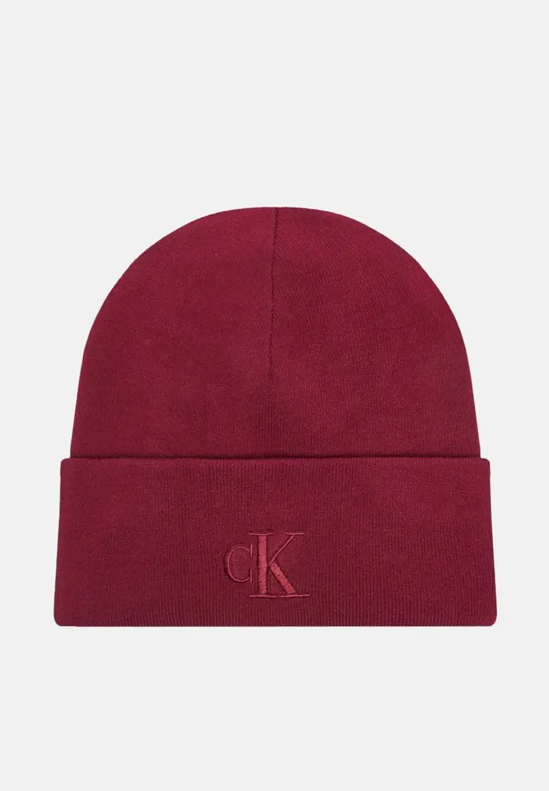 Berretto bordeaux per uomo e donna con logo