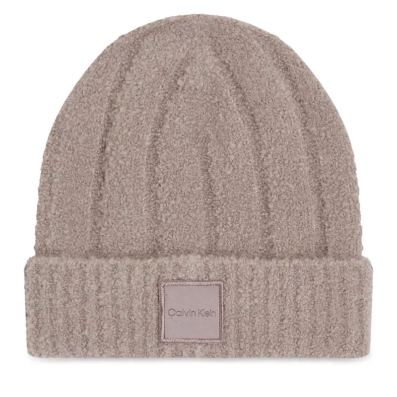 Berretto Calvin Klein Modern Patch Chunky K60K612596 Beige