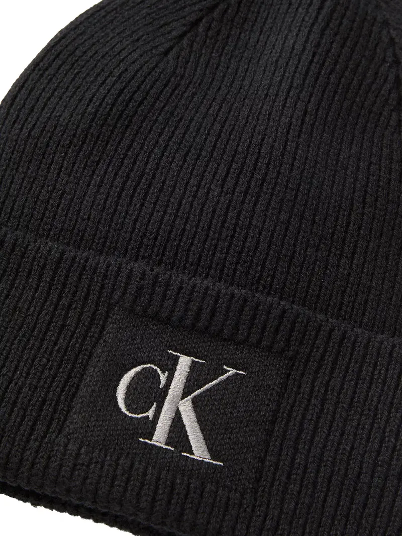 Berretto nero / bianco miniatura 3