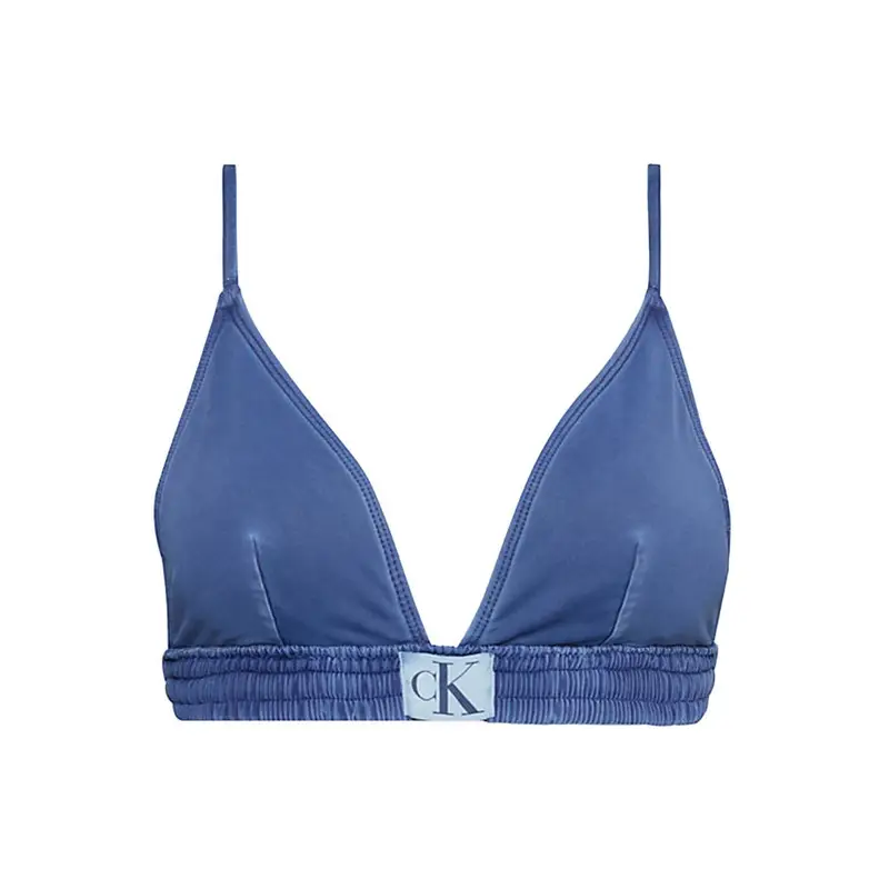 Bikini Triangolo Delavato Blu Donna S