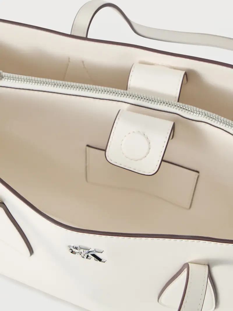 Borsa a spalla bianco miniatura 2