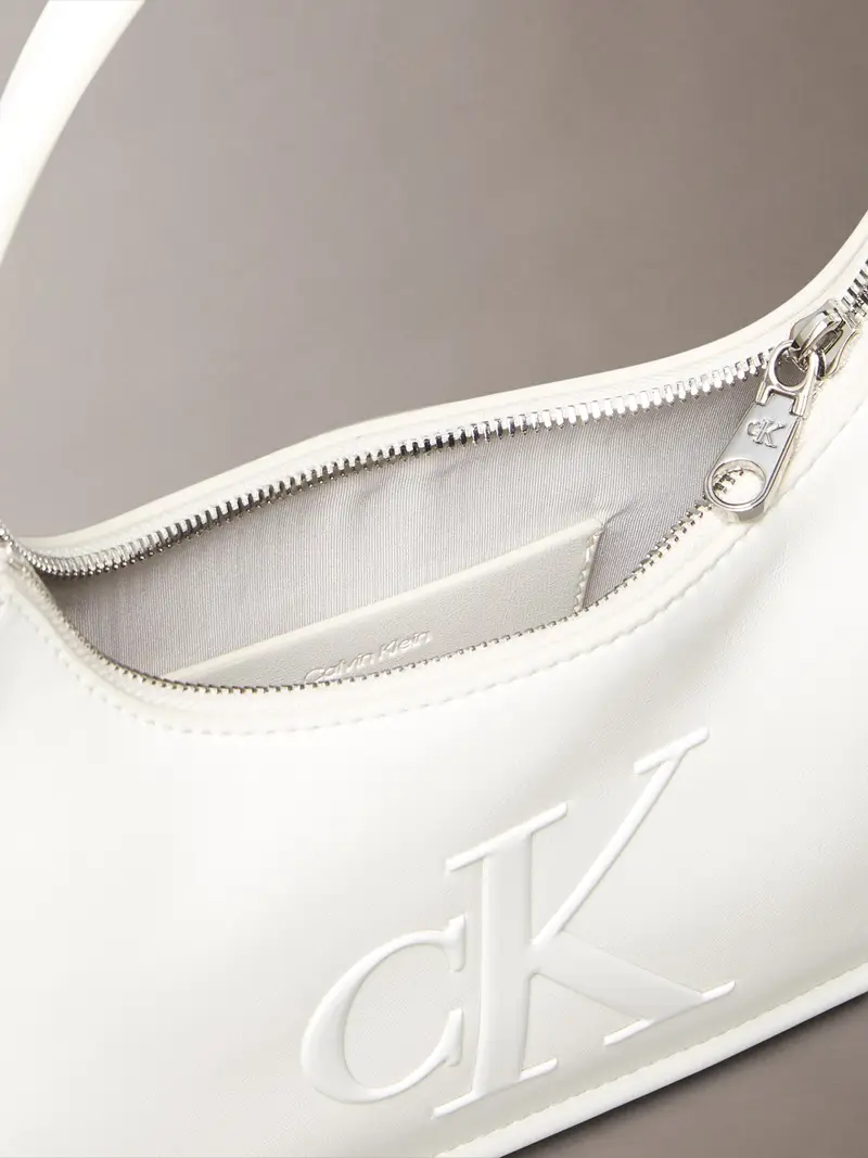 Calvin Klein Borsa a spalla Bianco 1970902 miniatura 2