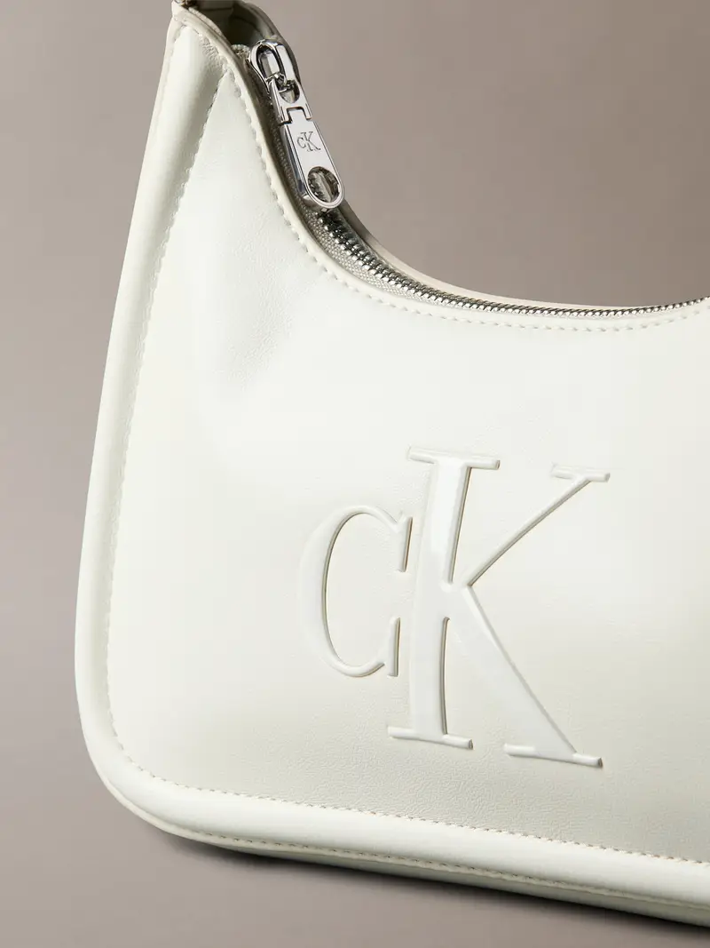Calvin Klein Borsa a spalla Bianco 1970902 miniatura 3
