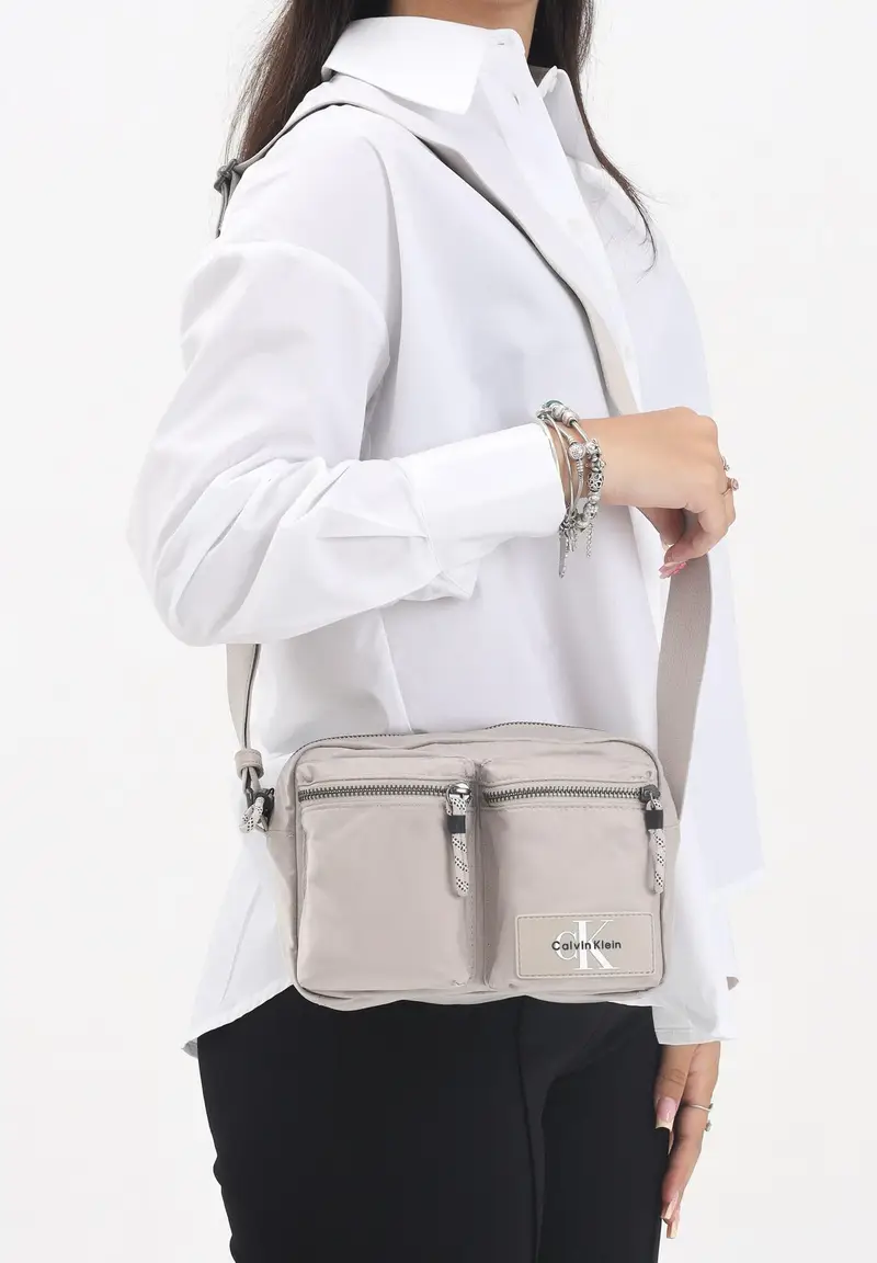 Calvin Klein Borsa a tracolla Uomo Beige 921283 miniatura 3