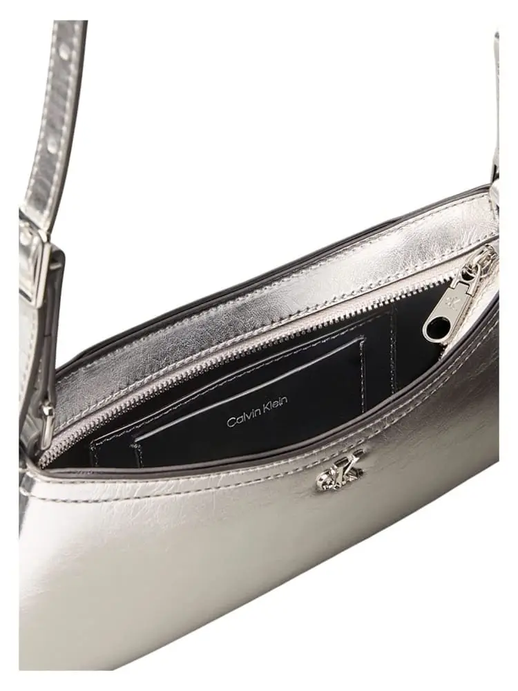 borsa argento donna mini logo miniatura 3