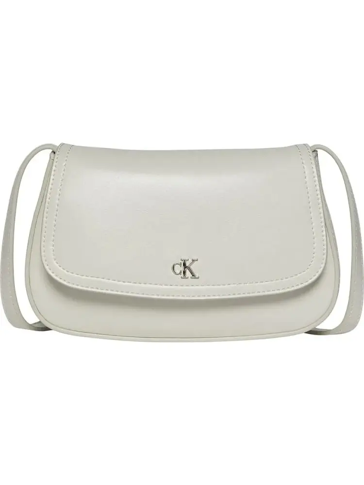 borsa bianca donna con logo