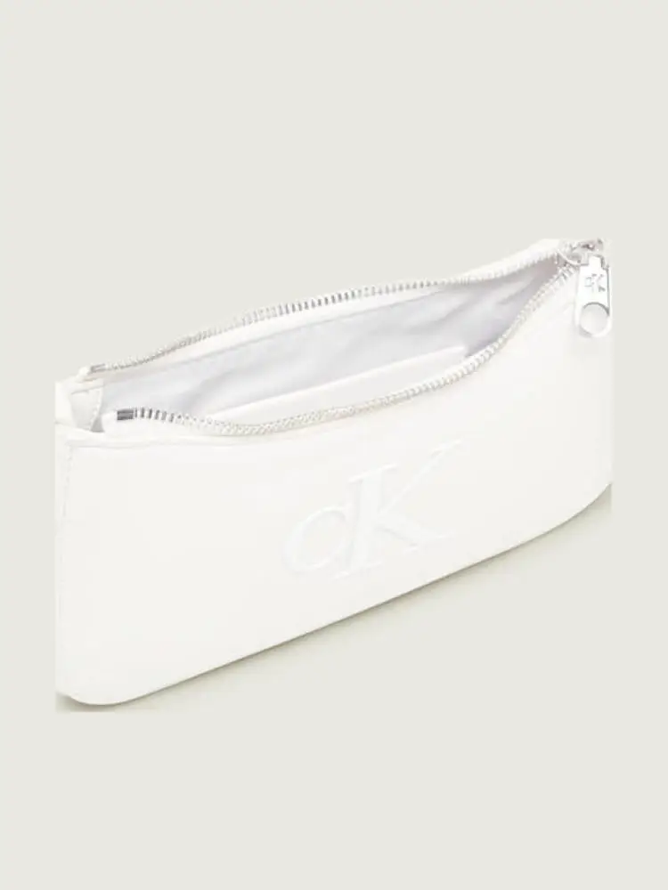 borsa bianca donna maxi logo miniatura 2