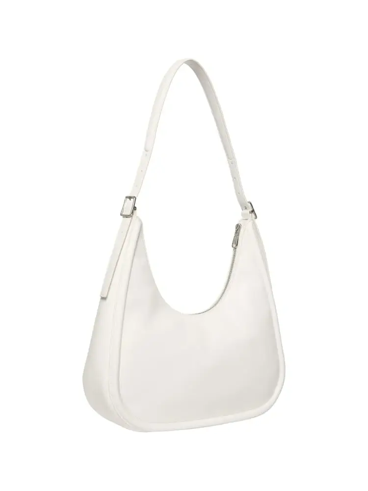 borsa bianca donna maxi logo miniatura 2