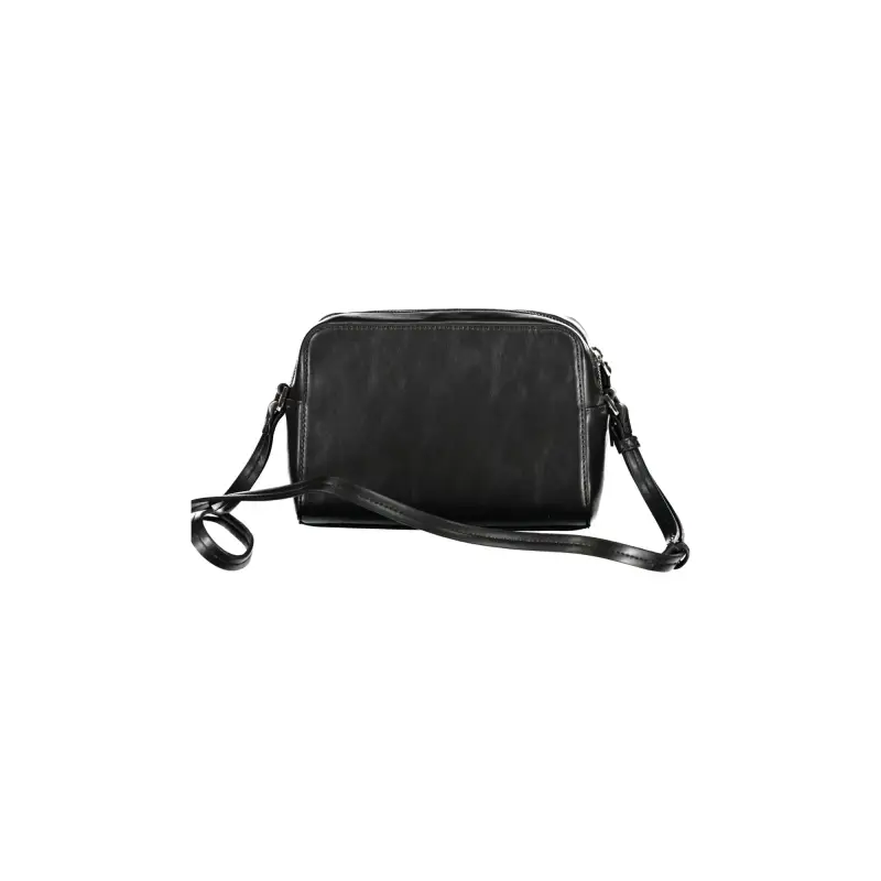 Borsa Donna a Tracolla Regolabile Nera con Zip e Magnete Nero miniatura 2