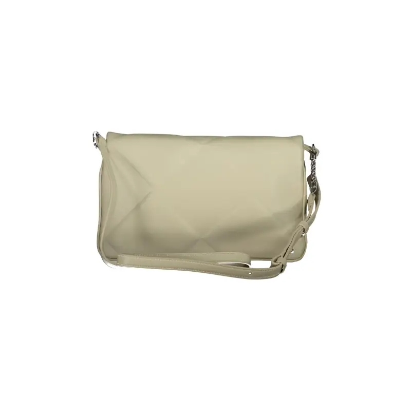 Borsa Donna Beige con Tracolla Regolabile e Dettagli a Contrasto Beige miniatura 2