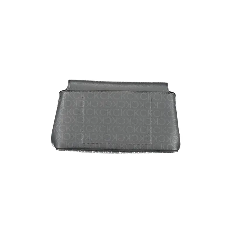 Borsa Donna Nera a Tracolla con Chiusura a Scatto Nero miniatura 2