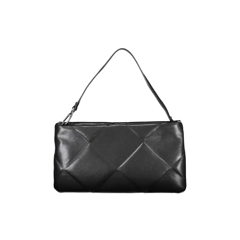 Borsa Donna Nera Logo Nero miniatura 2