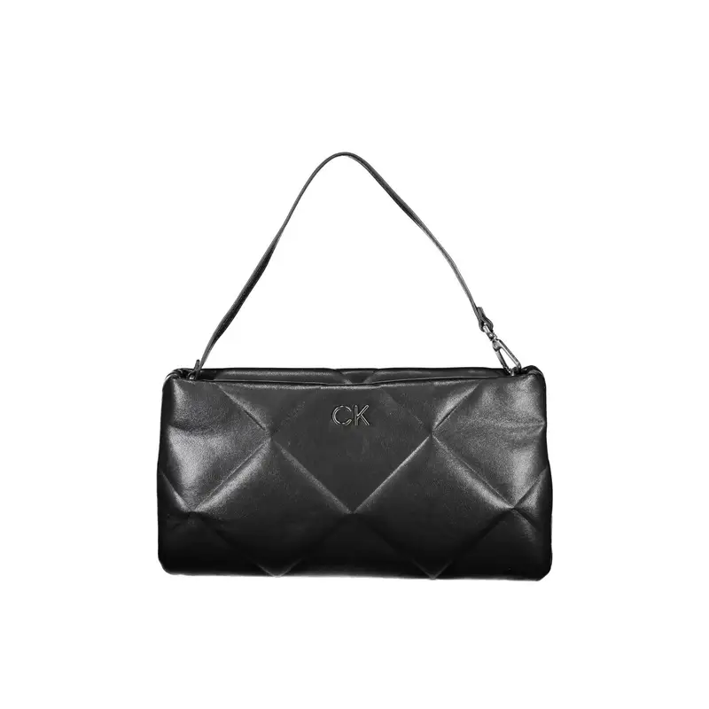 Borsa Donna Nera Logo Nero