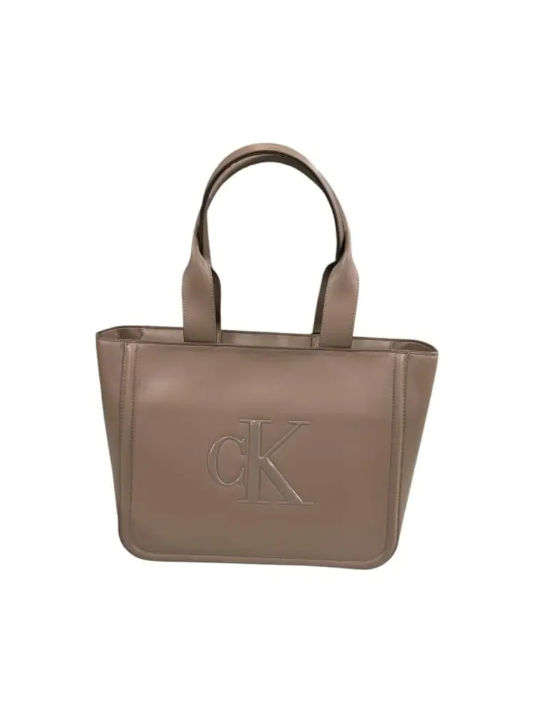 borsa marrone donna con logo