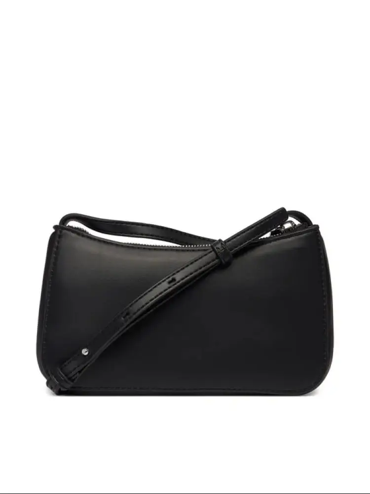 borsa nera donna maxi logo miniatura 2