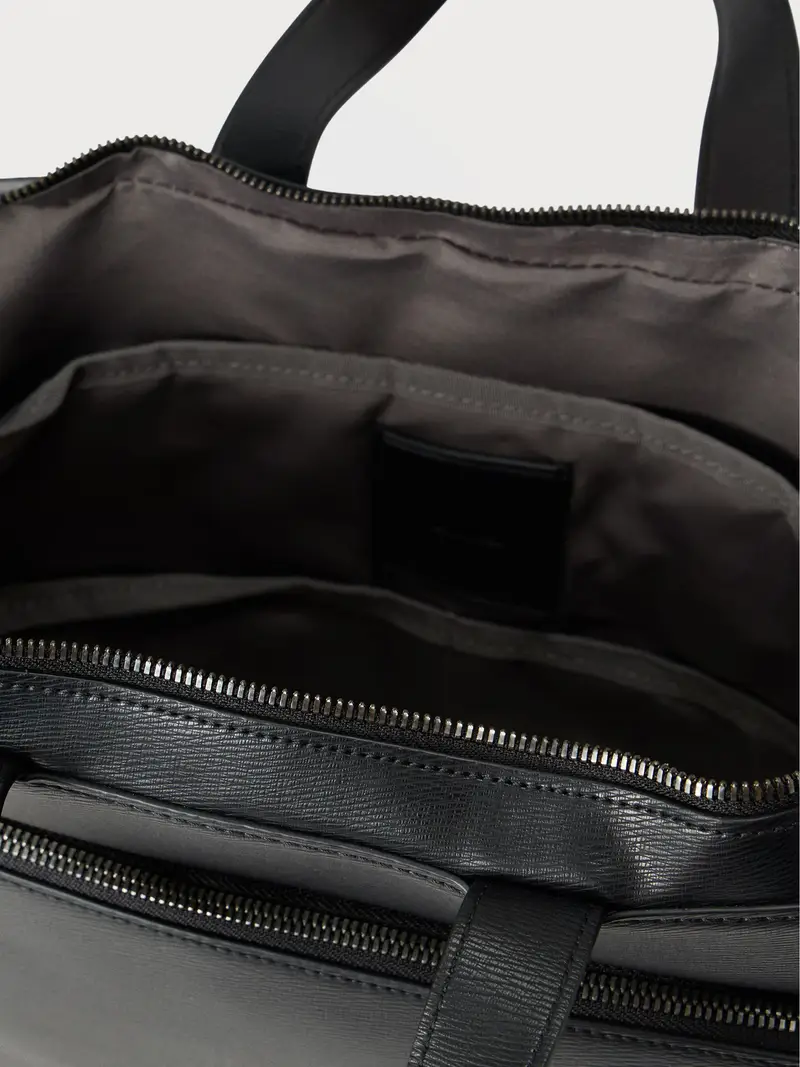 Borsa per laptop nero miniatura 3