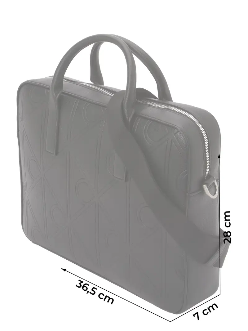Borsa portadocumenti EMBOSS COMMUTER nero miniatura 2