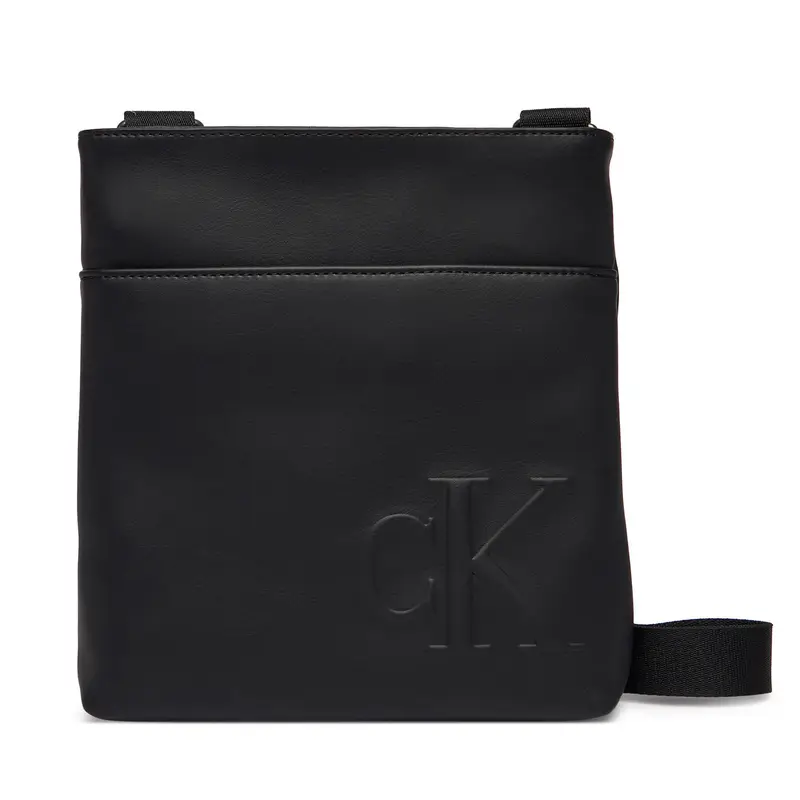 Borsellino Calvin Klein Bold Ck Flatpack LV04D3344G Nero