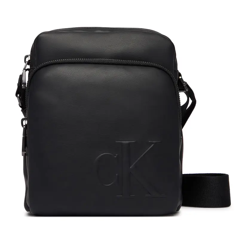 Borsellino Calvin Klein Bold Ck Pocket Reporter LV04D3368G Nero