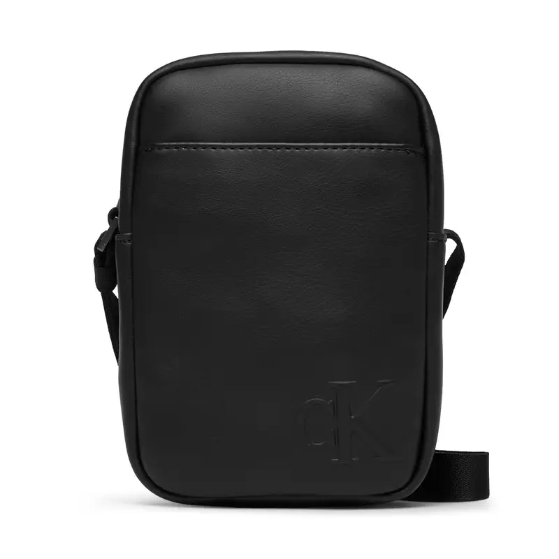 Borsellino Calvin Klein Bold Ck Slim Reporter LV04D3279G Nero