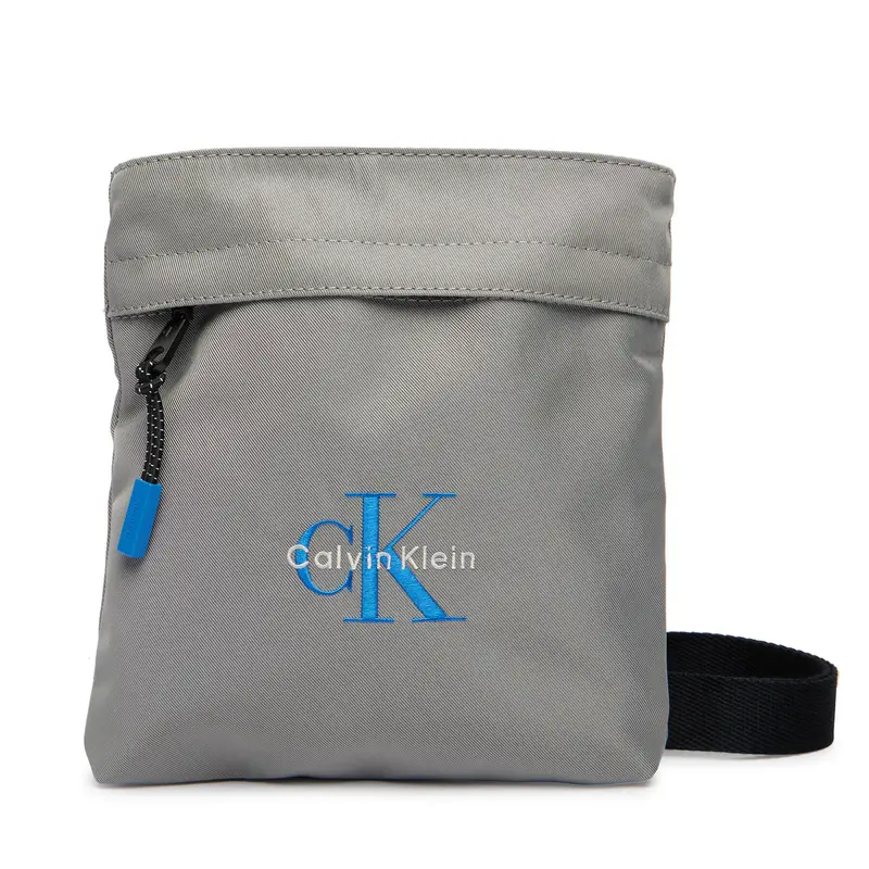 Borsellino Calvin Klein Bold Flatpack LV04D3178G Grigio