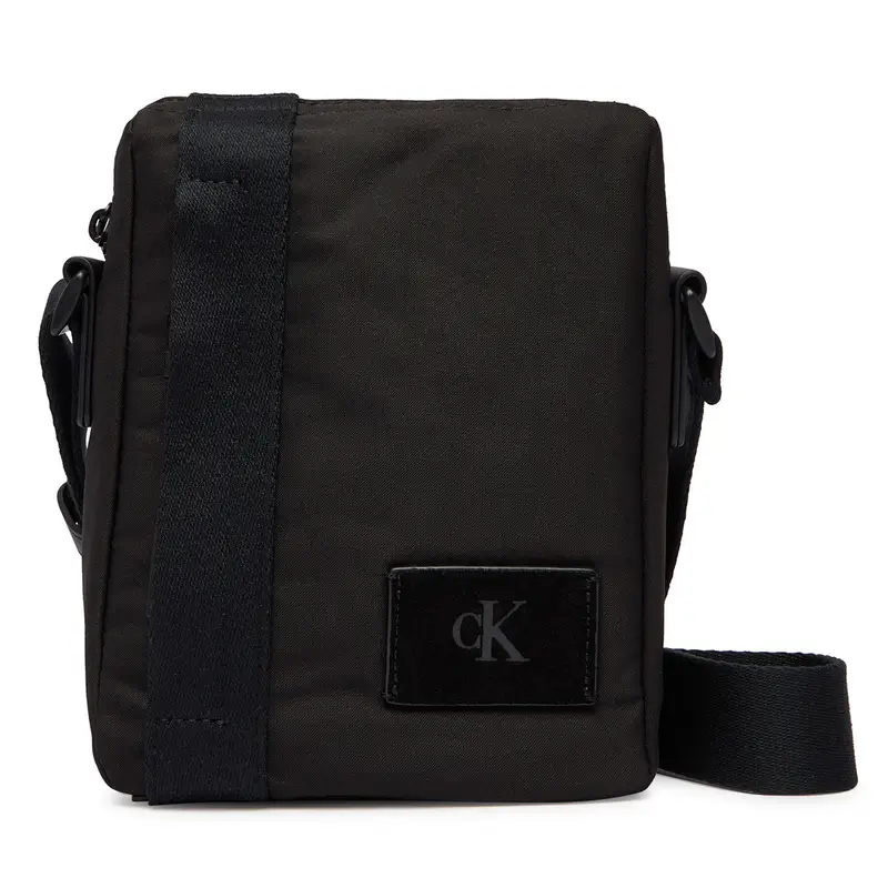 Borsellino Calvin Klein Canvas Mix Reporter LV04D3366G Nero