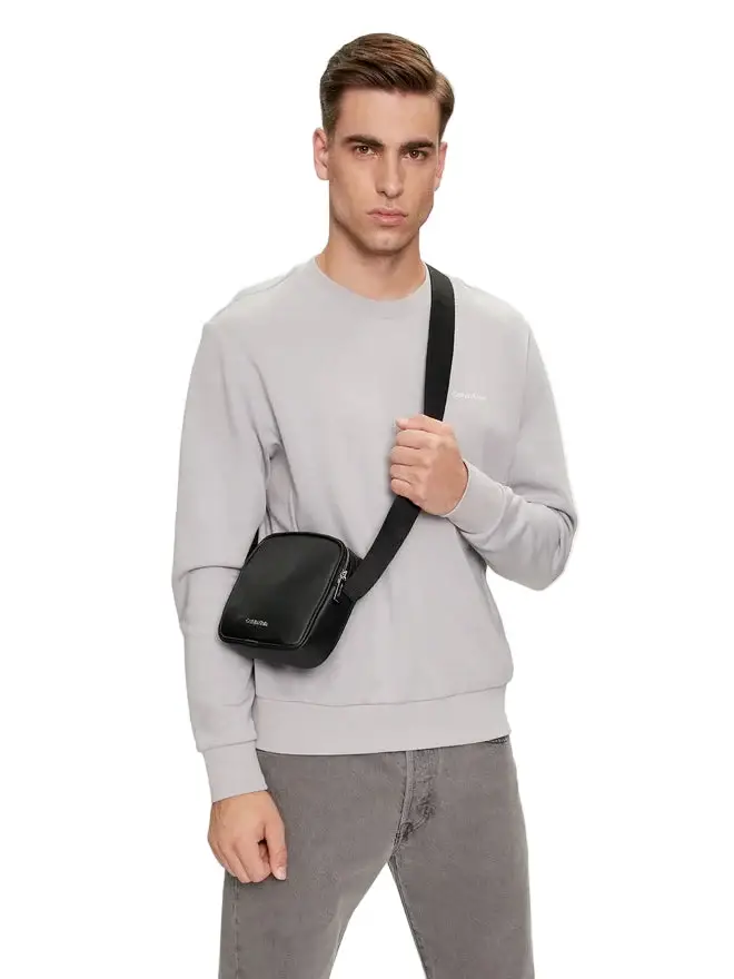 Calvin Klein Borsello Uomo Nero 3275338 miniatura 2