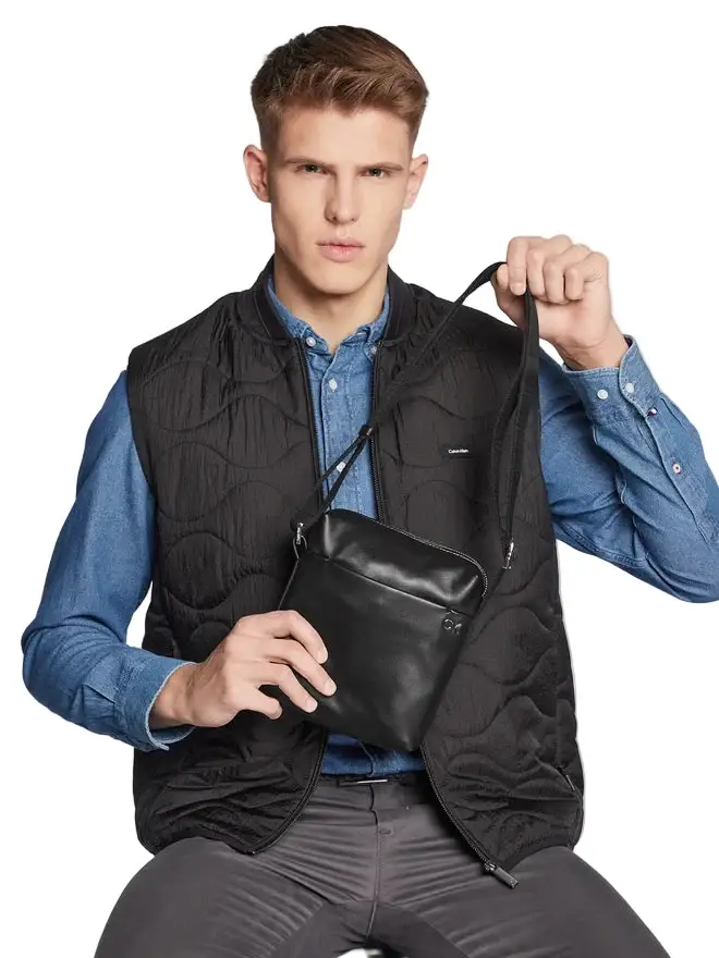 Calvin Klein Borsello Uomo Nero 3221698 miniatura 2