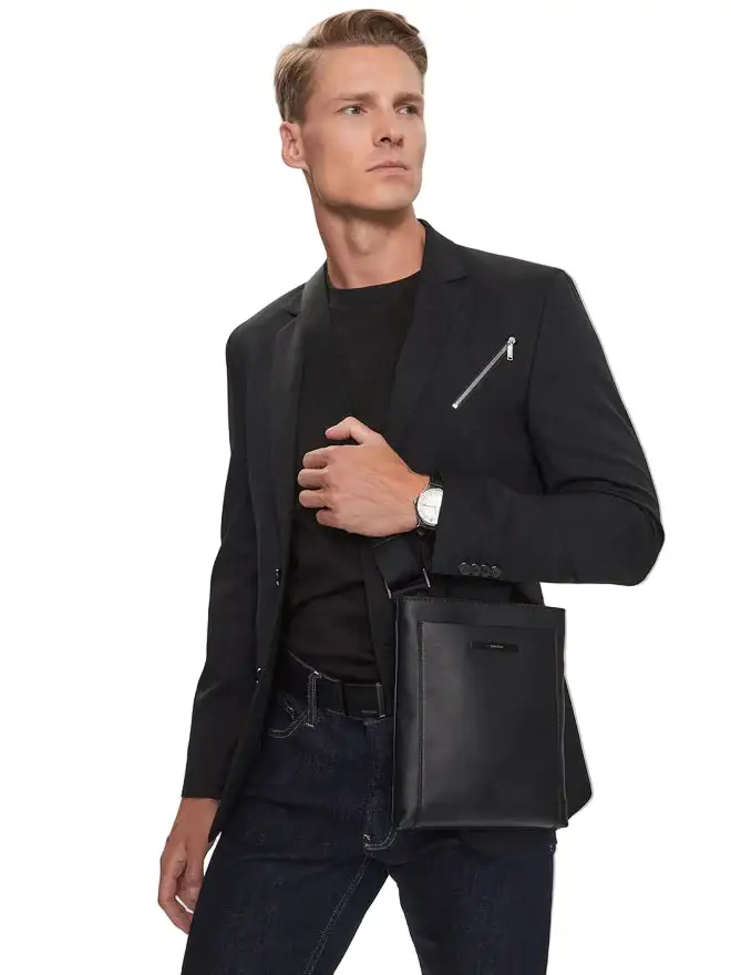 Calvin Klein Borsello Uomo Nero 3221693 miniatura 2