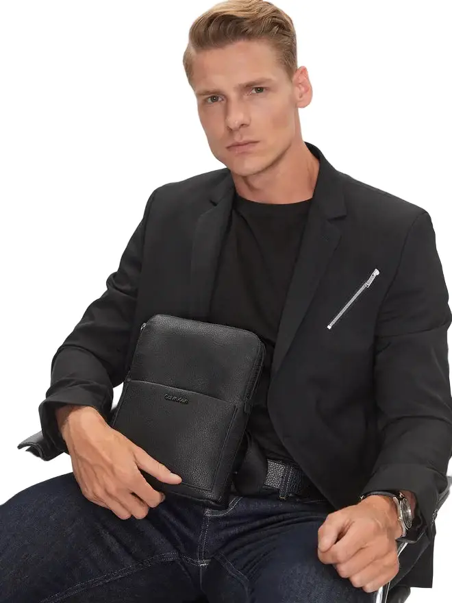 Calvin Klein Borsello Uomo Nero 3221696 miniatura 2