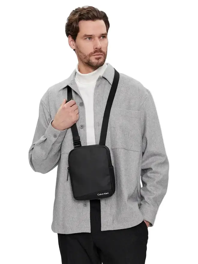 Calvin Klein Borsello Uomo Nero 3275324 miniatura 2