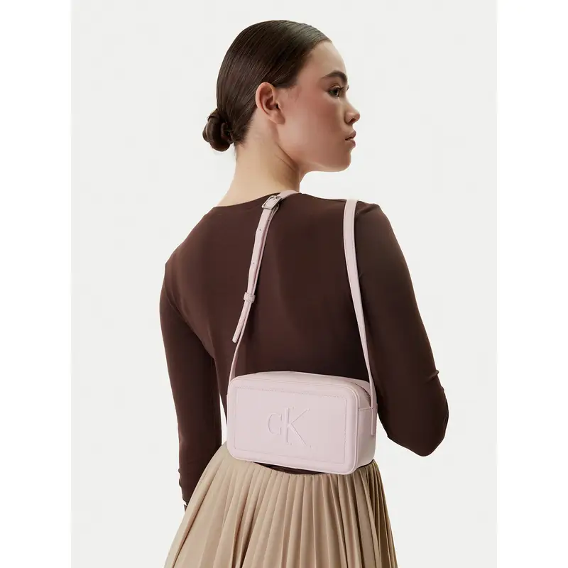 Borsetta Calvin Klein Bold Ck Camera Bag LV04F3220G Rosa