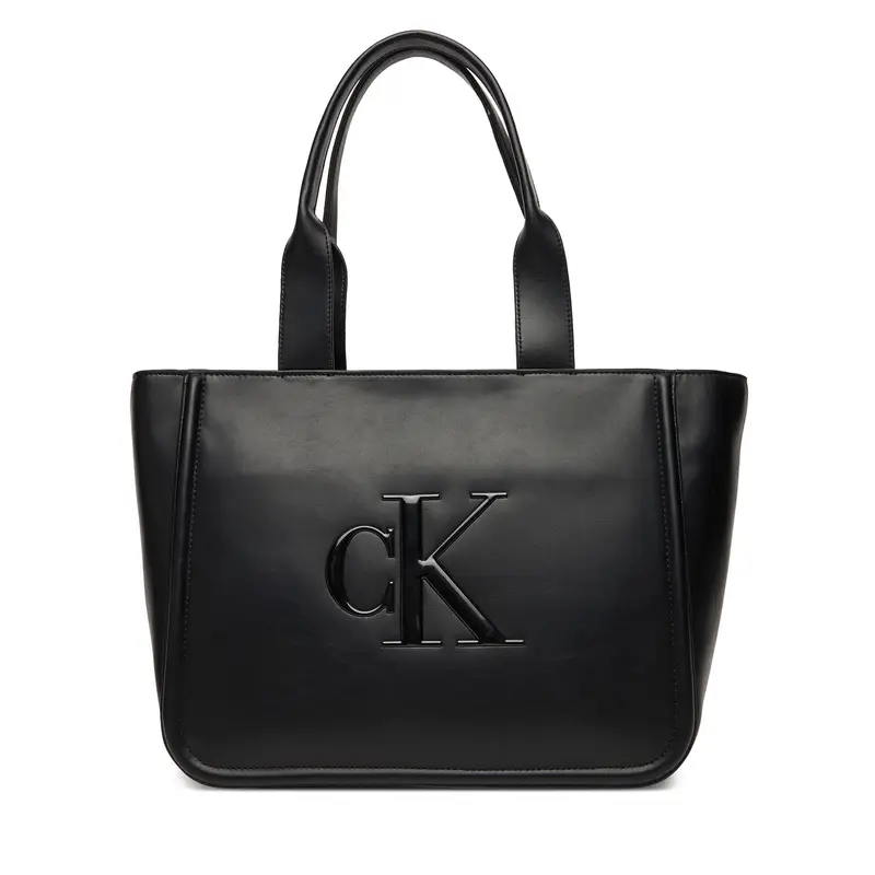 Borsetta Calvin Klein Bold Ck Medium Tote LV04F3218G Nero