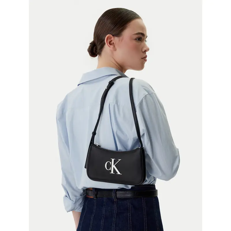 Borsetta Calvin Klein Bold Ck Mini Bag LV04F1125G Nero