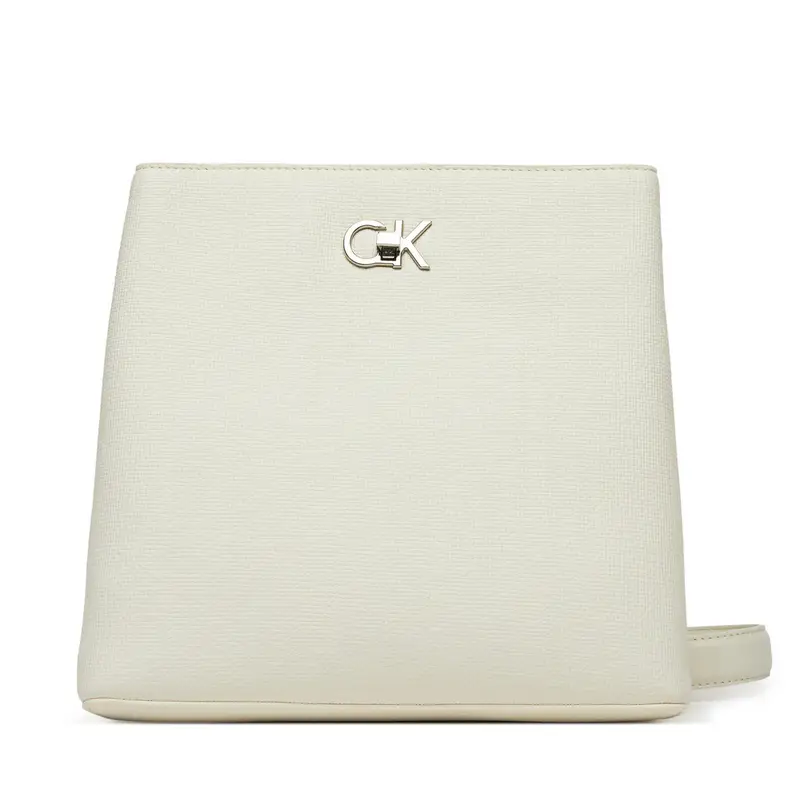 Borsetta Calvin Klein Ck Bucket Bag_Tex K60K613179 Bianco