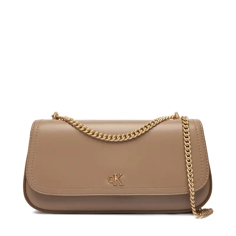 Borsetta Calvin Klein Ck Convertible Chain Small Bag LV04F3172G Beige