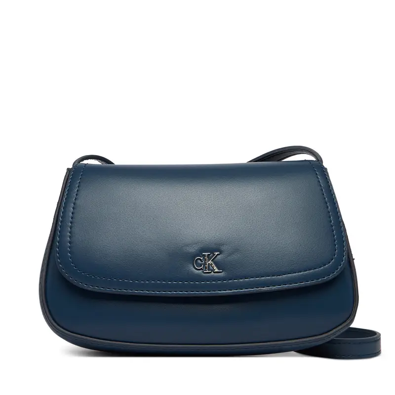 Borsetta Calvin Klein Ck Flap Camera Bag LV04F3421G Blu scuro