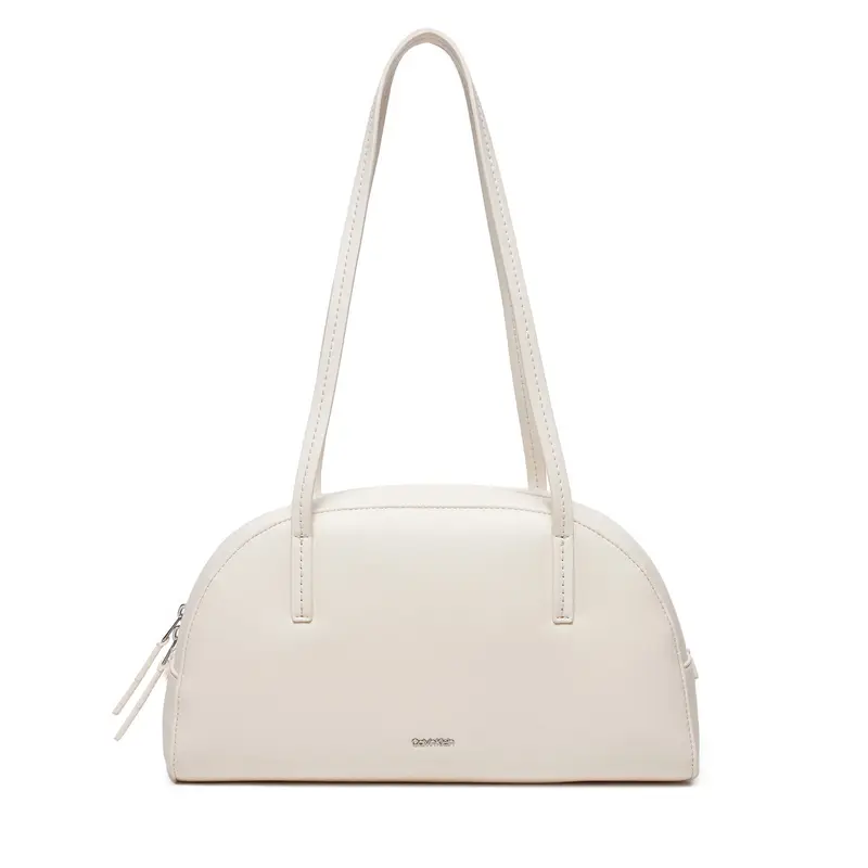 Borsetta Calvin Klein Ck Glide Elongated Shoulder Bag K60K612819 Bianco