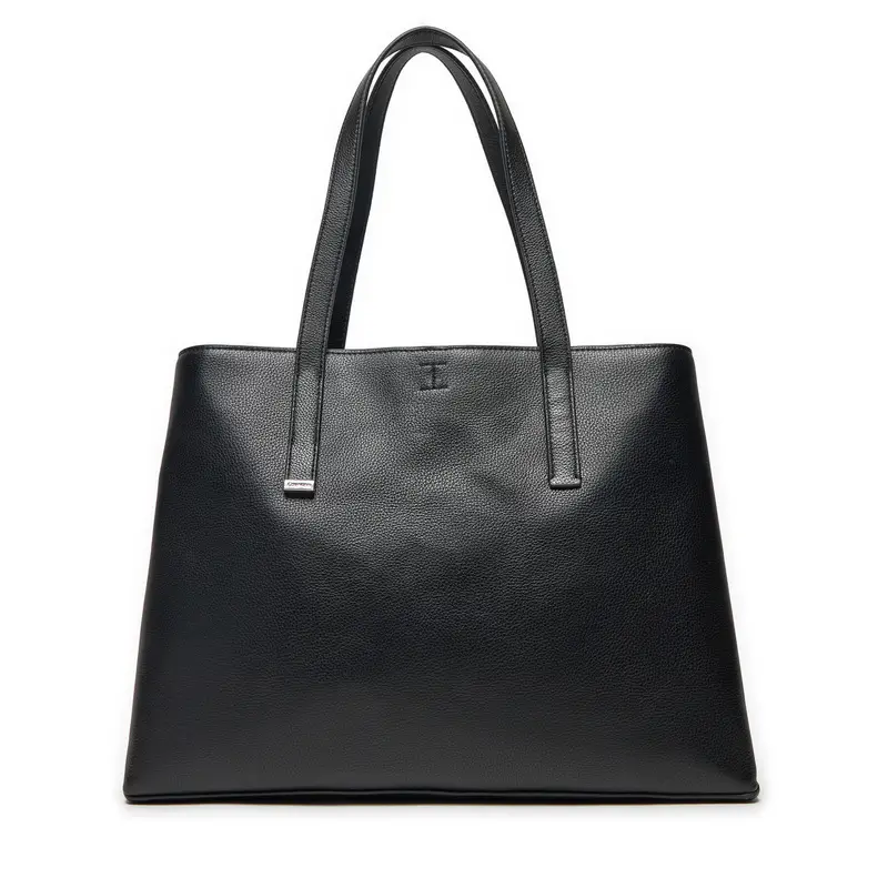 Borsetta Calvin Klein Ck Plaque Medium Shopper K60K612782 Nero