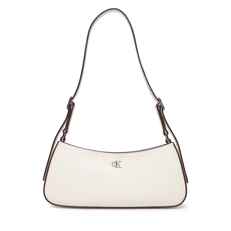 Borsetta Calvin Klein Ck Small Shoulder Bag LV04F3170G Bianco