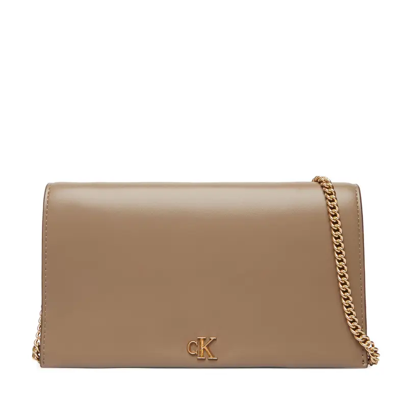 Borsetta Calvin Klein Ck Wallet On Chain LV04F3319G Beige