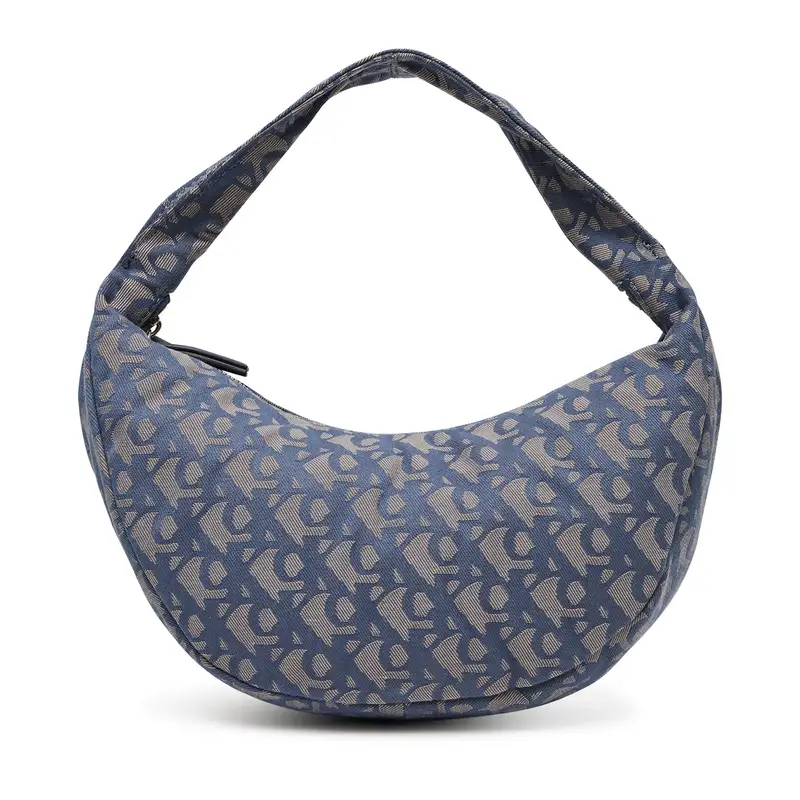 Borsetta Calvin Klein Ckj Monogram Pinched Medium Shou LV04F3206G Blu