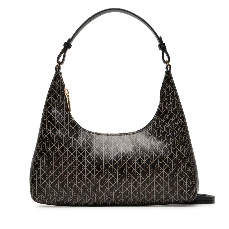 Borsetta Calvin Klein Emblem Aop Conv Shoulder Bag LV04F3298G Nero