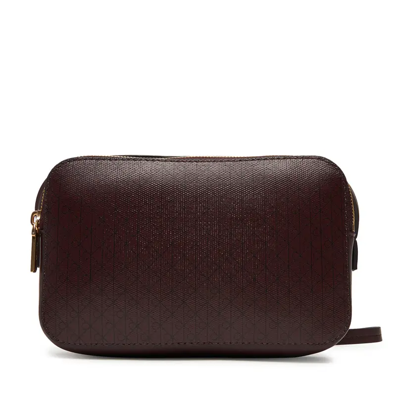 Borsetta Calvin Klein Emblem Aop Elongated Camera Bag LV04F3268G Bordeaux