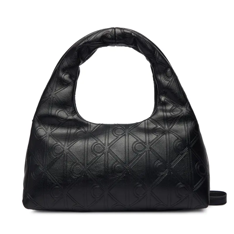 Borsetta Calvin Klein Emblem Aop Puffer Bag With Strap LV04F3200G Nero