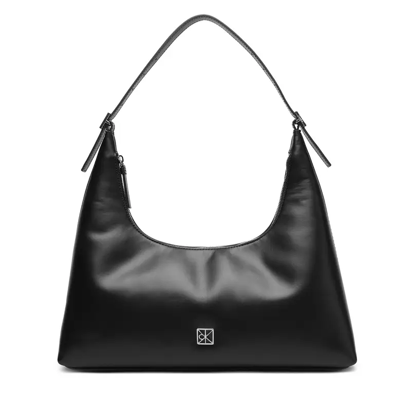 Borsetta Calvin Klein Emblem Hw Lthr Shoulder Bag LV04F3262G Nero